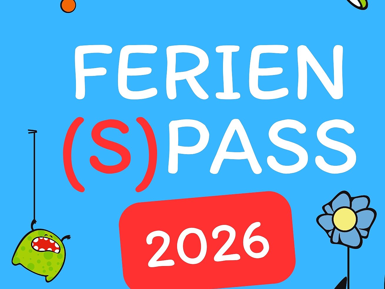 Ferienpass 2026 Deckblatt des Ferienpasses 2026 des Landkreises Hof