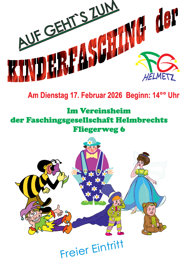 Kinderfasching bei der FGH