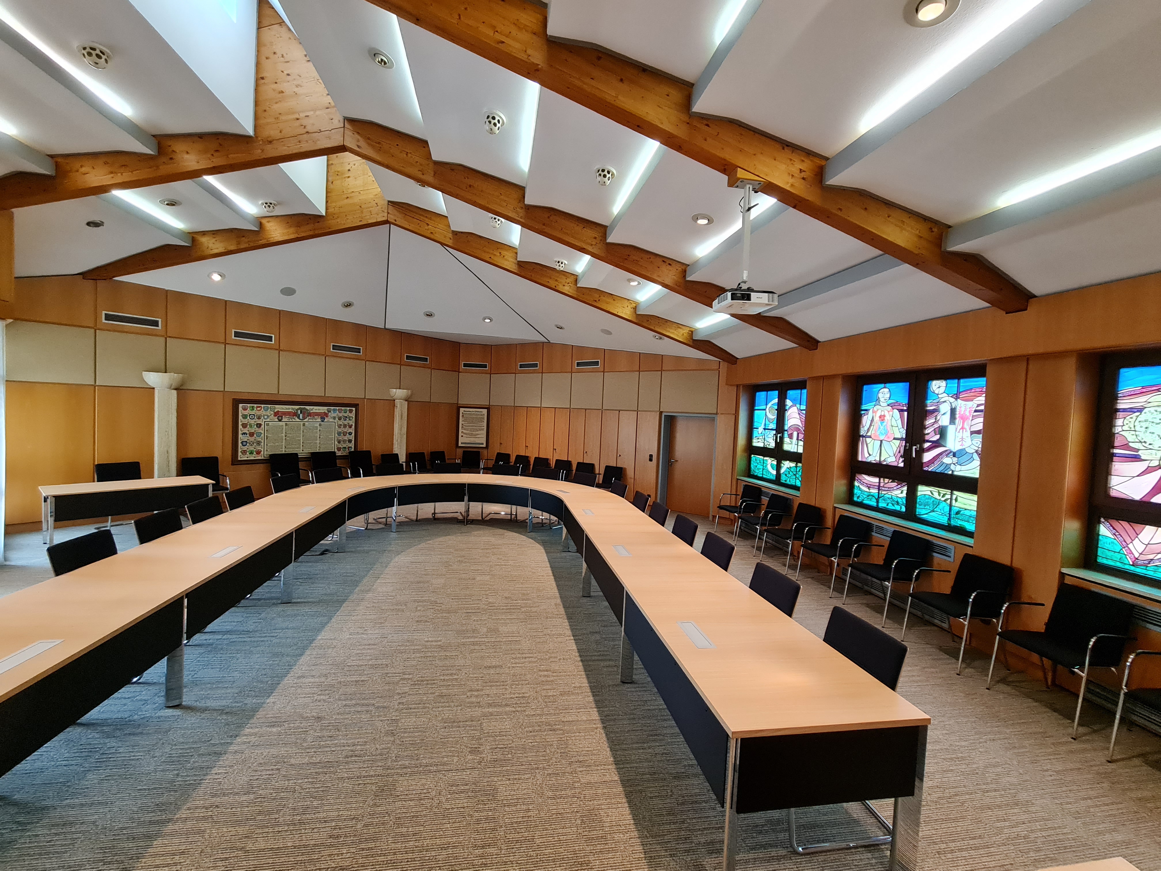 Sitzungssaal der Stadt Helmbrechts